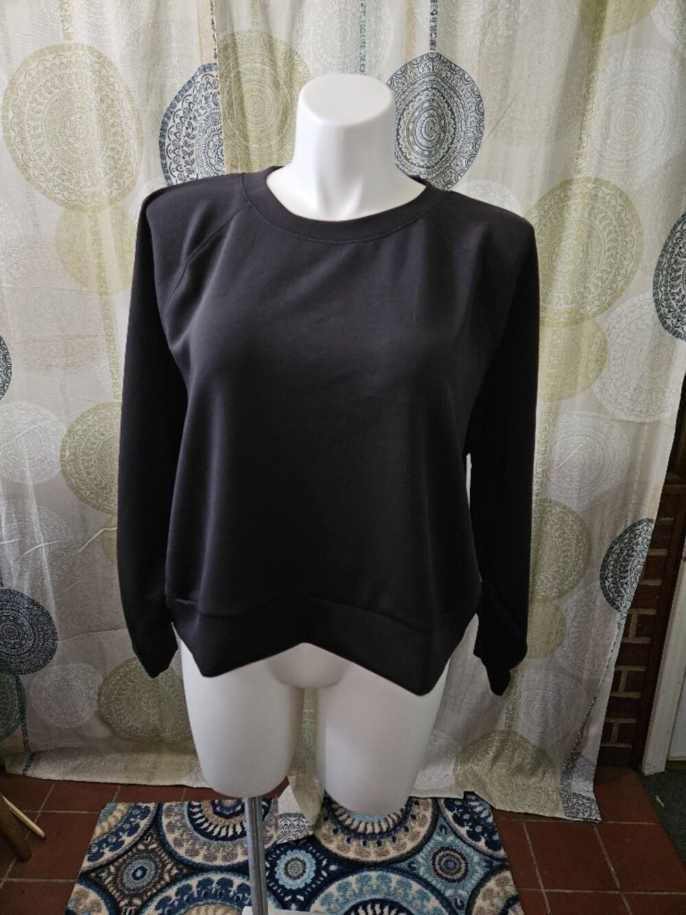 NWT Member's Mark Sandwash Crewneck Pullover - Black (XXL)